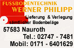 Fubodentechnik Werner Philipp - Naurorth